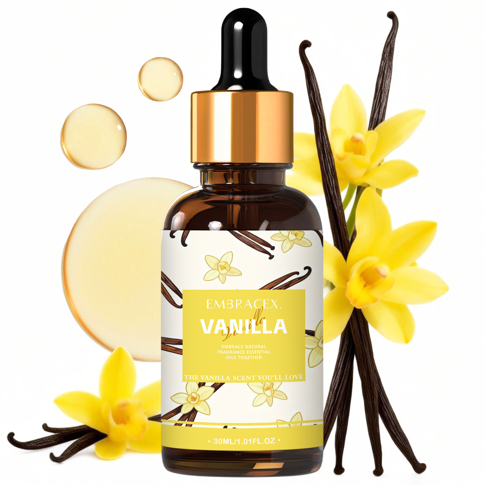Essential Oil Blend - 30ml Vanilla Essential Oil For Diffusers
