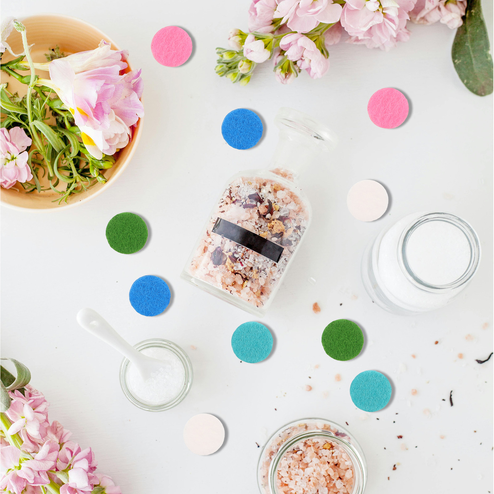 Essential Oil Blend - 50Pcs Essential Oil Fiber Cotton Pads