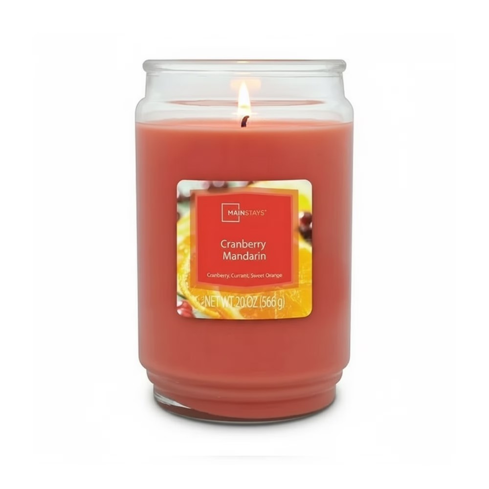 Fragrance In Home - Cranberry Mandarin Scented Candle Large 20oz