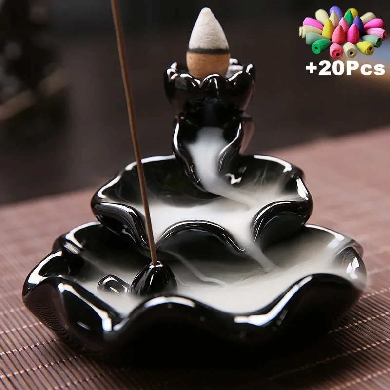 Home Fragrance Candles - Free 20Pcs Incense cones Creative Home