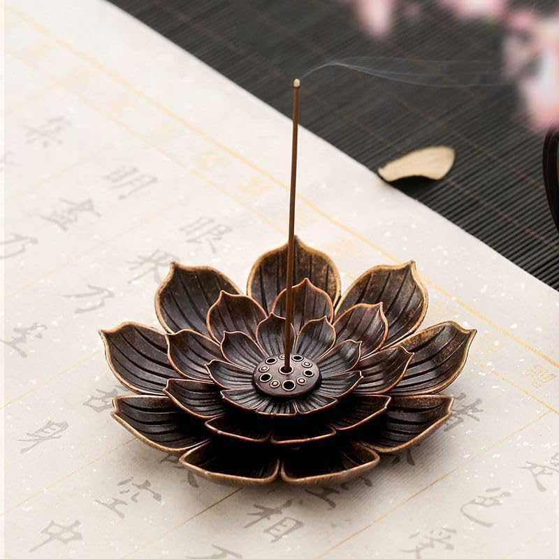 Home Fragrance Candles - Alloy Incense Burner with 6 Holes,
