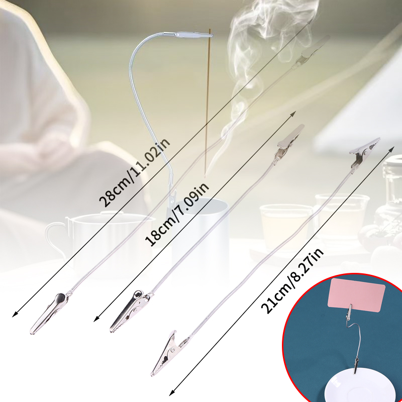 Fragrance In Home - 10Pcs Double Headed Metal Incense Clip