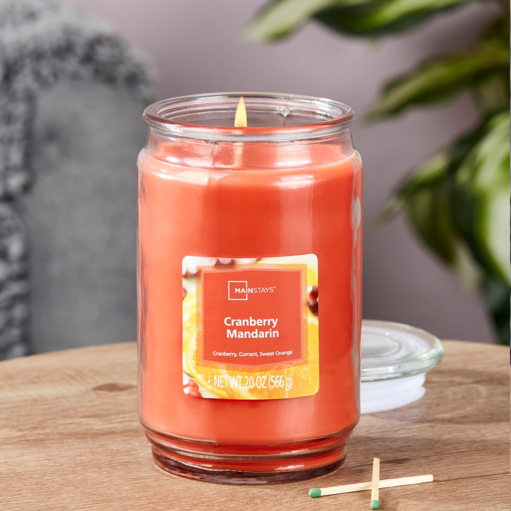 Cranberry Mandarin Scented Can - Home Fragrance Candles recension och pris