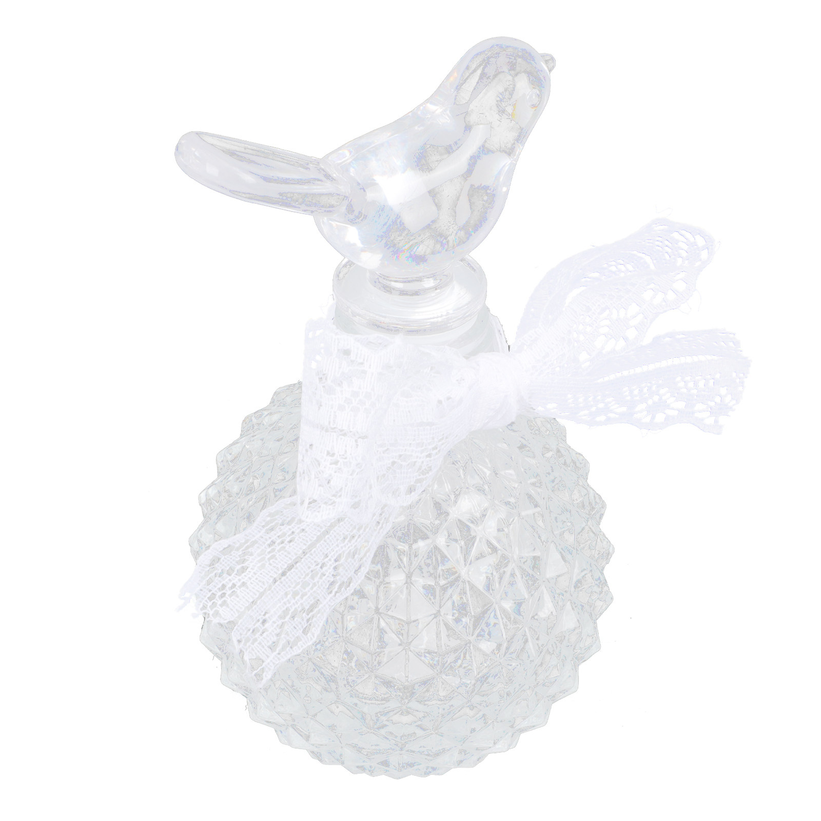 Clear Embossed Glass Perfume B - Fragrance In Home recension och pris