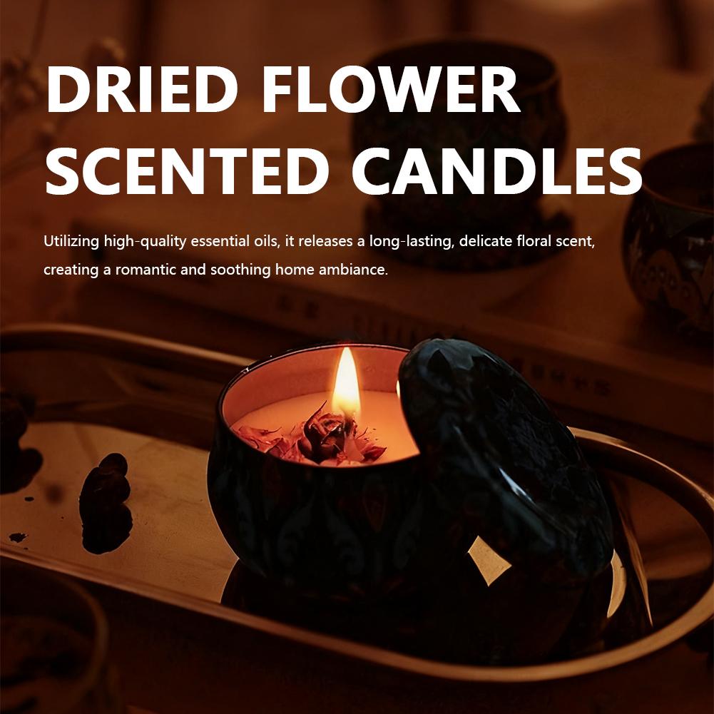 Aromatherapy Candles Flower Fr - Home Fragrance Jar recension och pris