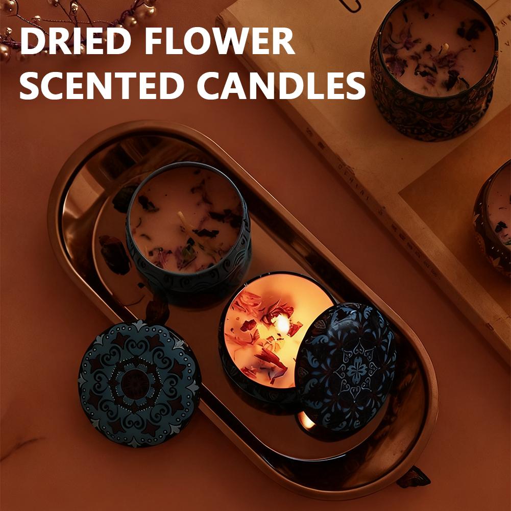 Aromatherapy Candles Flower Fr - Home Fragrance Jar recension och pris