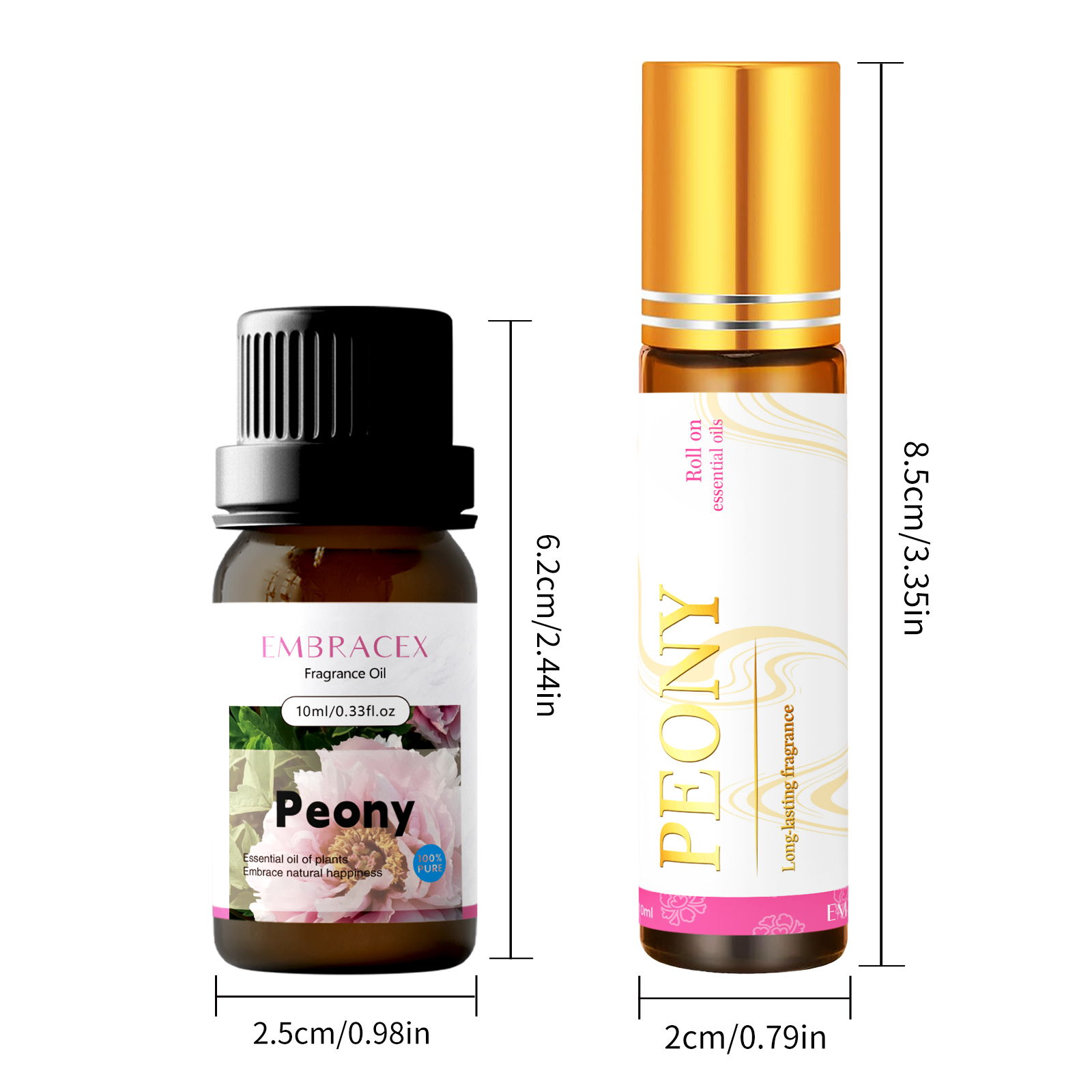 2PC/1PC 10ml Peony Essential O - Essential Oil Blend recension och pris