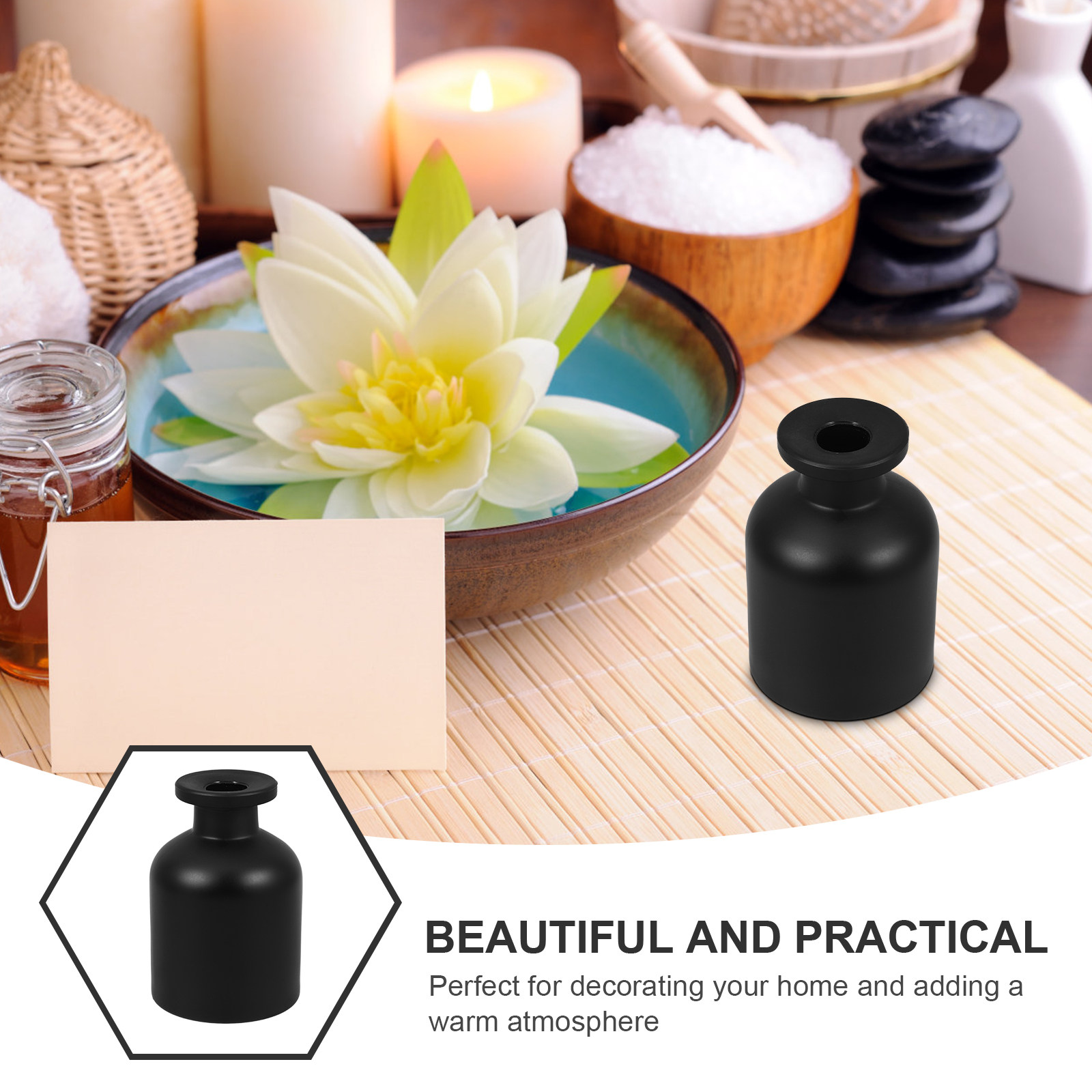 2Pcs Stylish Cylindrical Glass - Home Fragrance Oils recension och pris