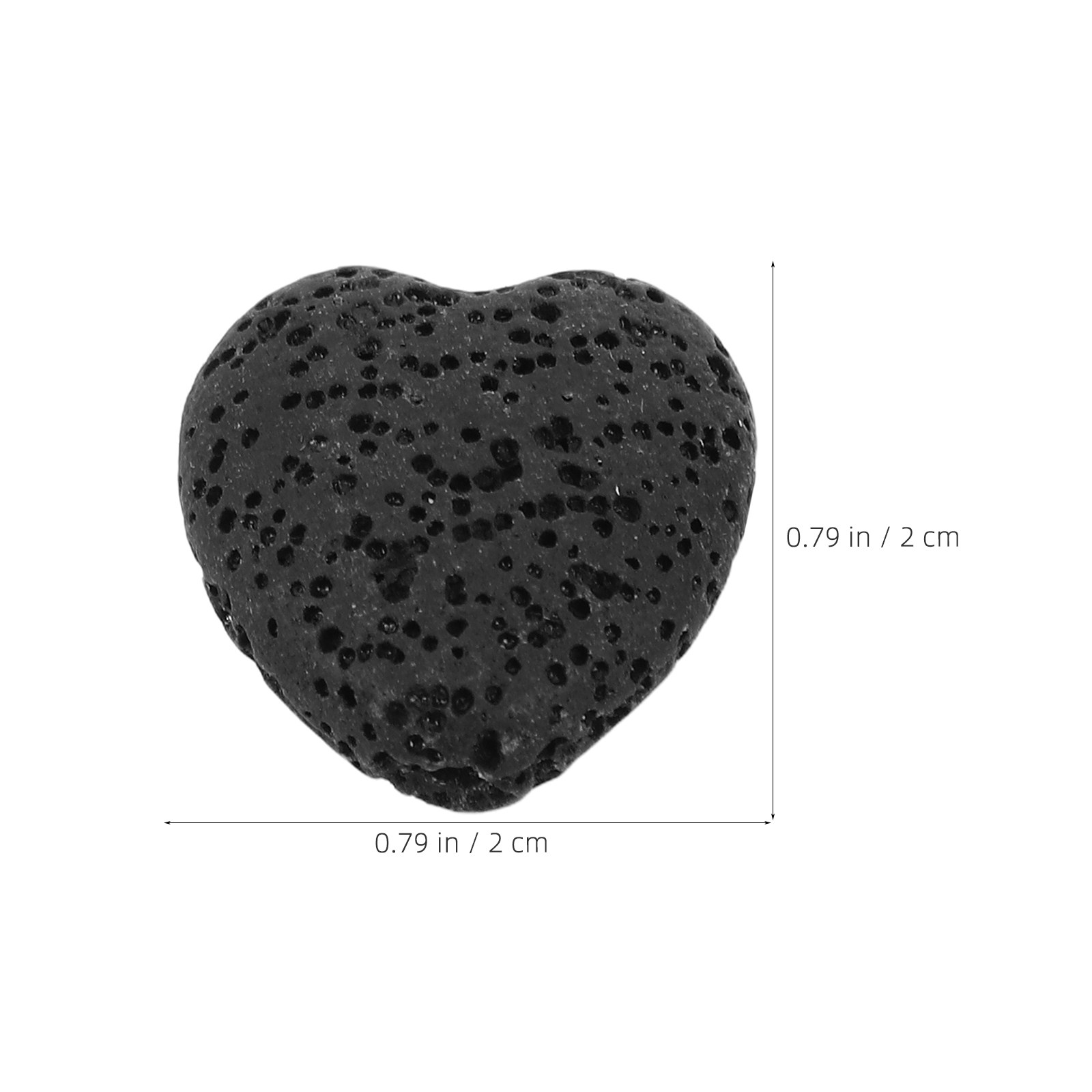 20Pcs Heart Volcanic Lava Rock - Home Fragrance Oils recension och pris