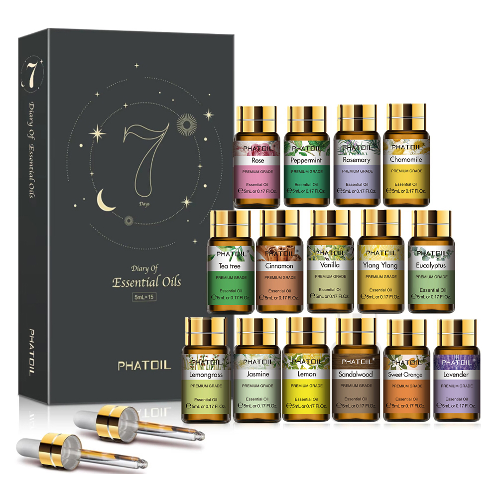 PHATOIL 12pcs/15pcs Aromathera - Essential Oil Blend recension och pris