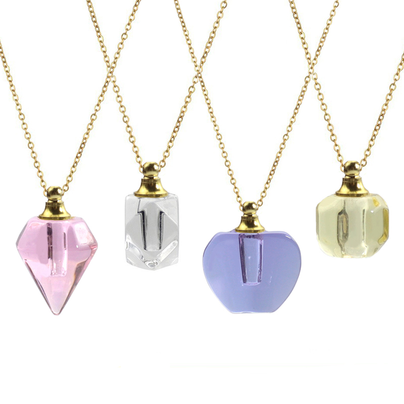 1PC Crystal Vial Necklace Wish - Home Fragrance Jar recension och pris