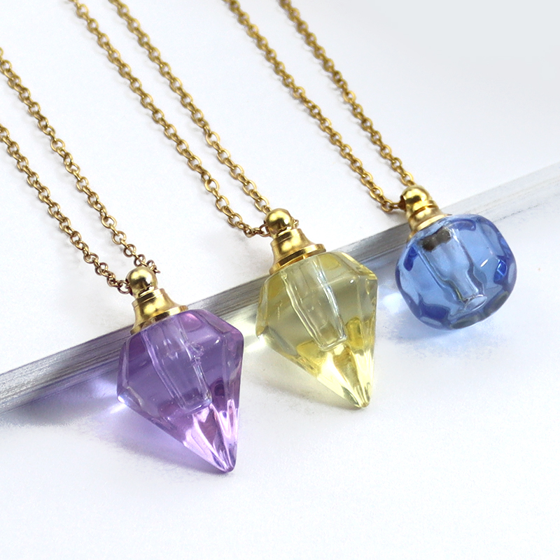 1PC Crystal Vial Necklace Wish - Home Fragrance Jar recension och pris