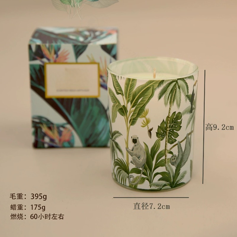 Glass Jar Soy Wax Scented Cand - Home Fragrance Jar recension och pris