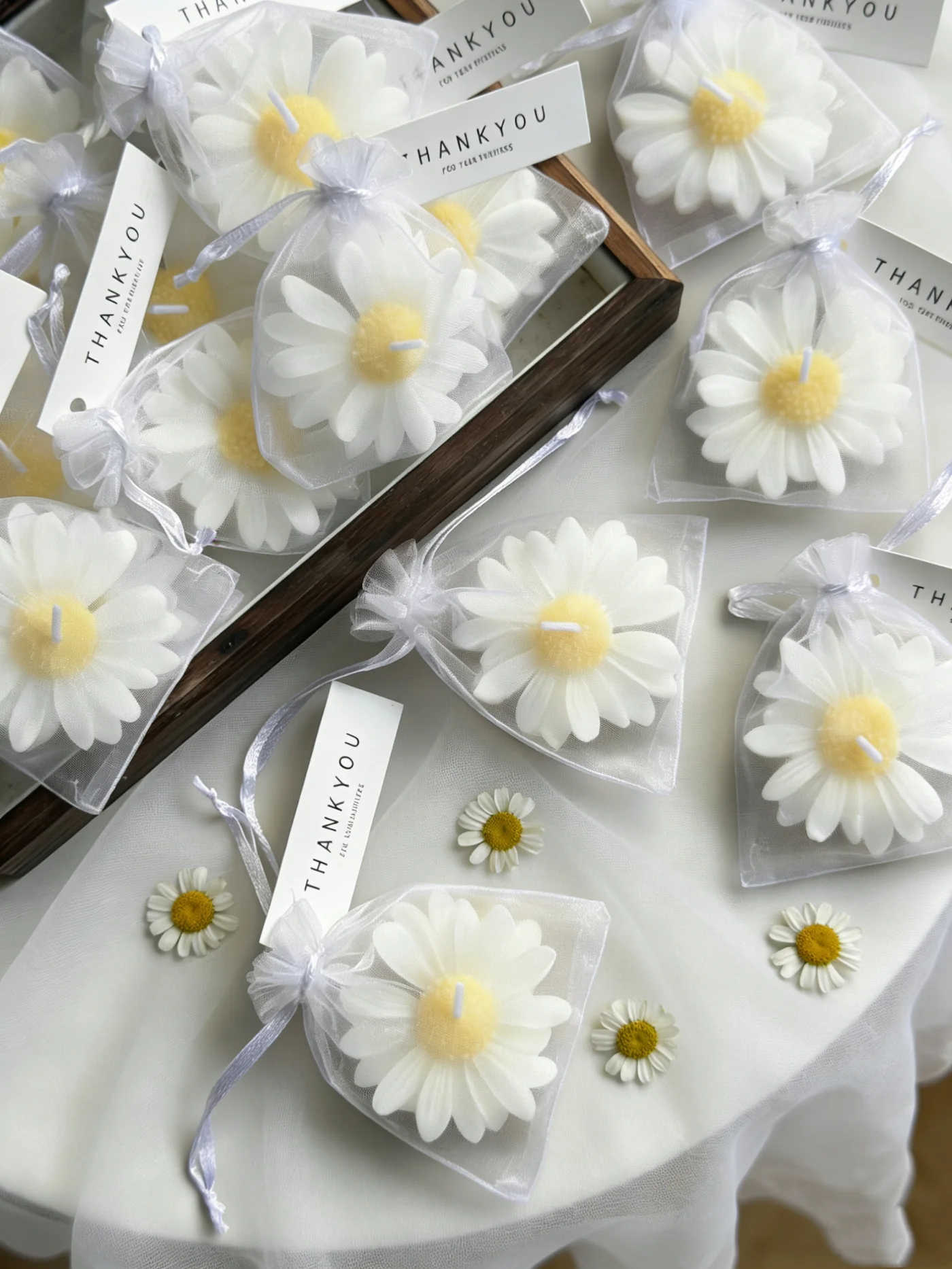 yes1pc/5pcs/10pcs Daisy Shaped - Home Fragrance Scented Candle recension och pris
