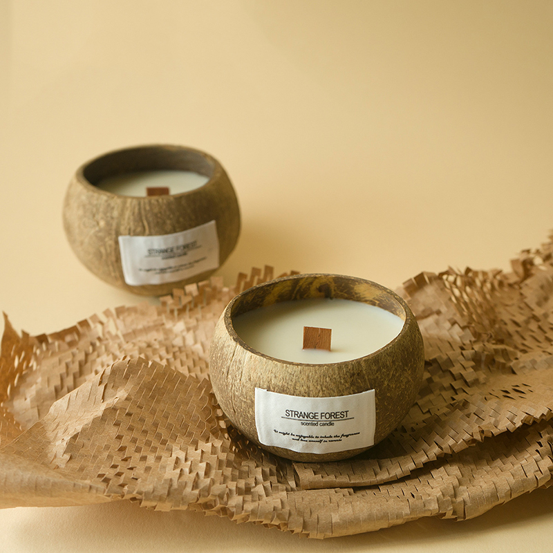 Coconut Shell Aromatherapy Can - Home Fragrance Scented Candle recension och pris