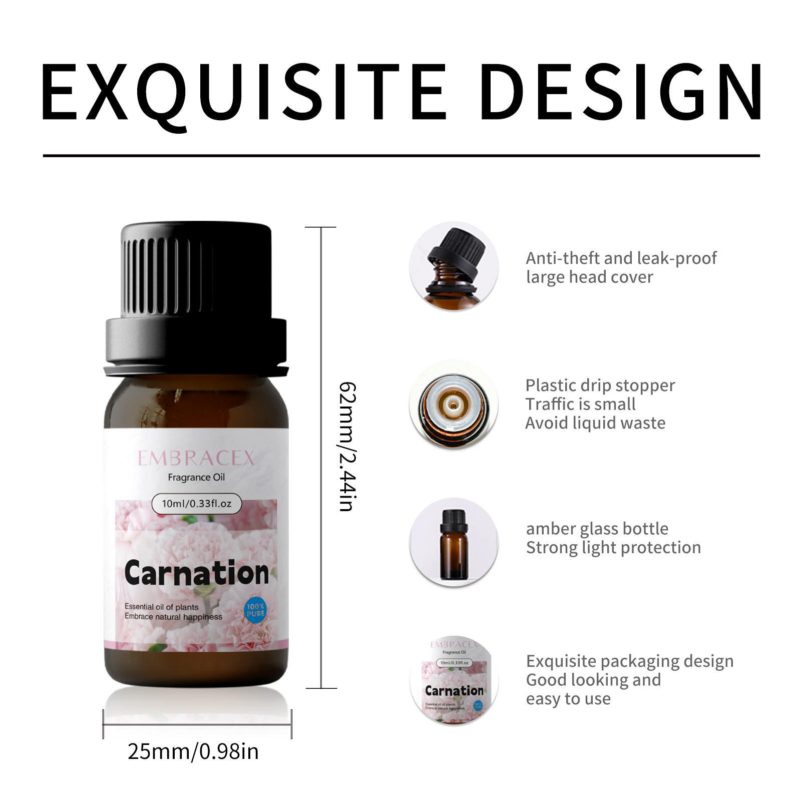 10ml Carnation Essential Oil F - Home Fragrance Oils recension och pris