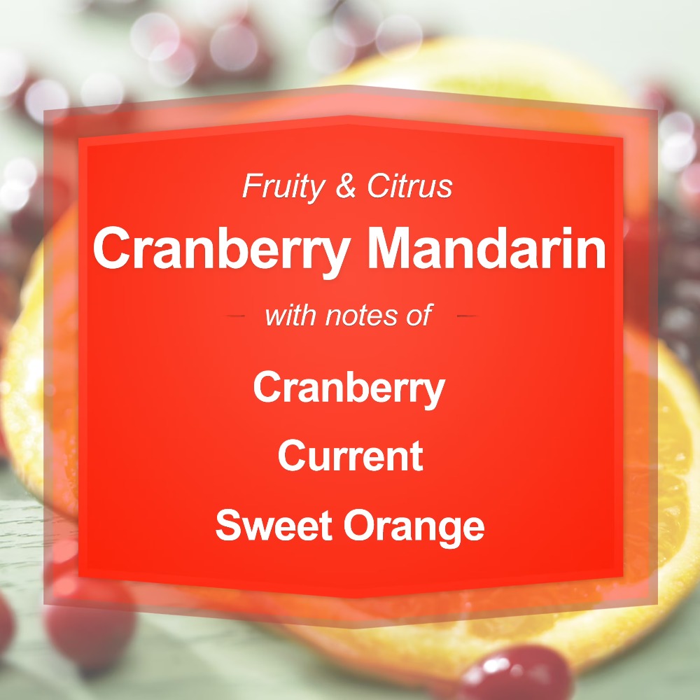 Cranberry Mandarin Scented Can - Fragrance In Home recension och pris