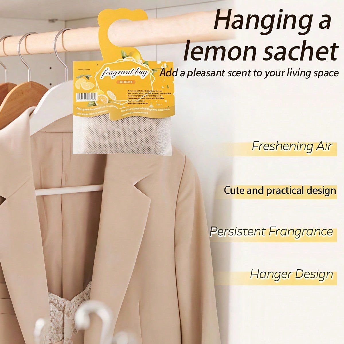 Hanging Lemon Scented Sachets, - Home Fragrance M&S Disinfectant Hack recension och pris