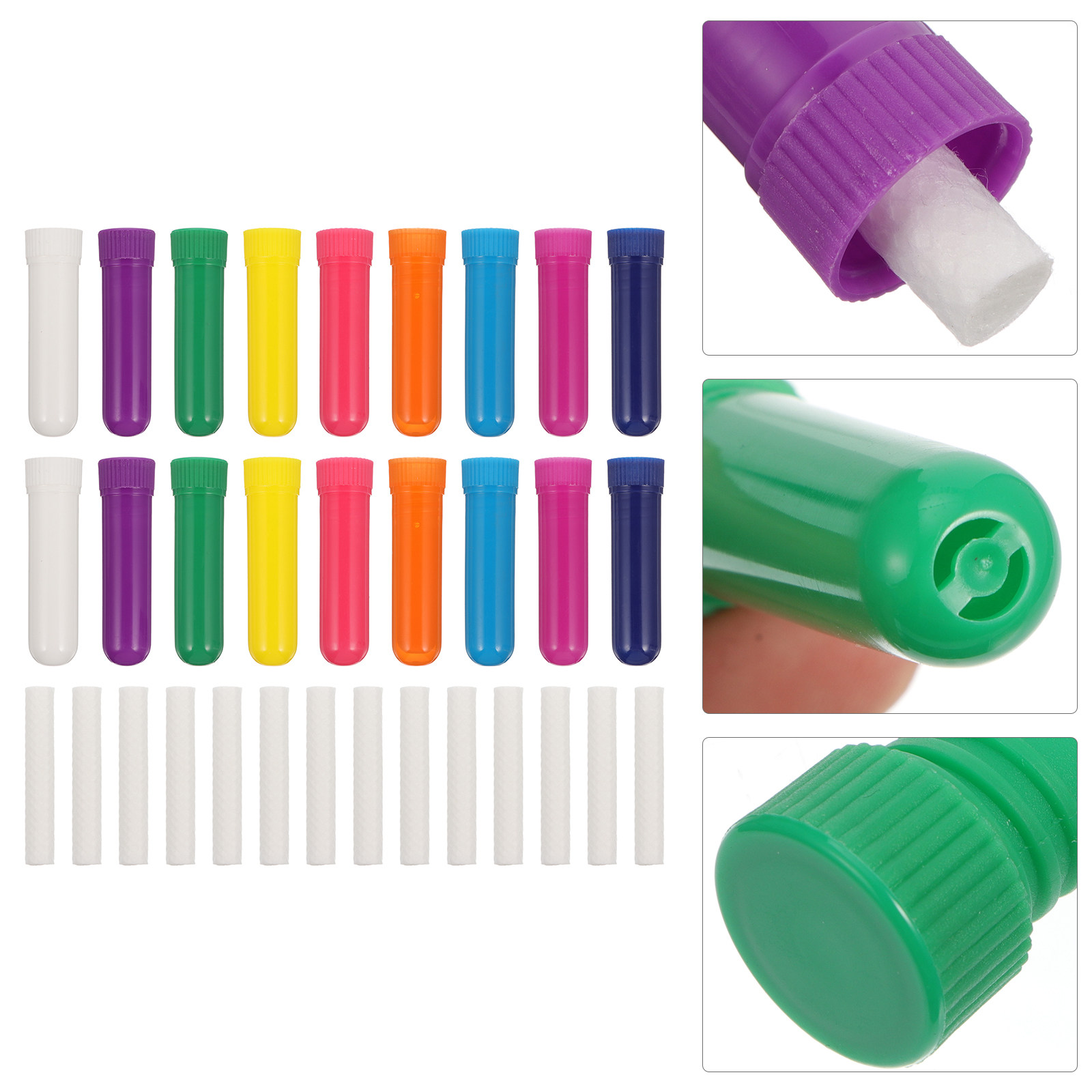 30Pcs Nasal Tubes Blank Empty  - Essential Oil Blend recension och pris