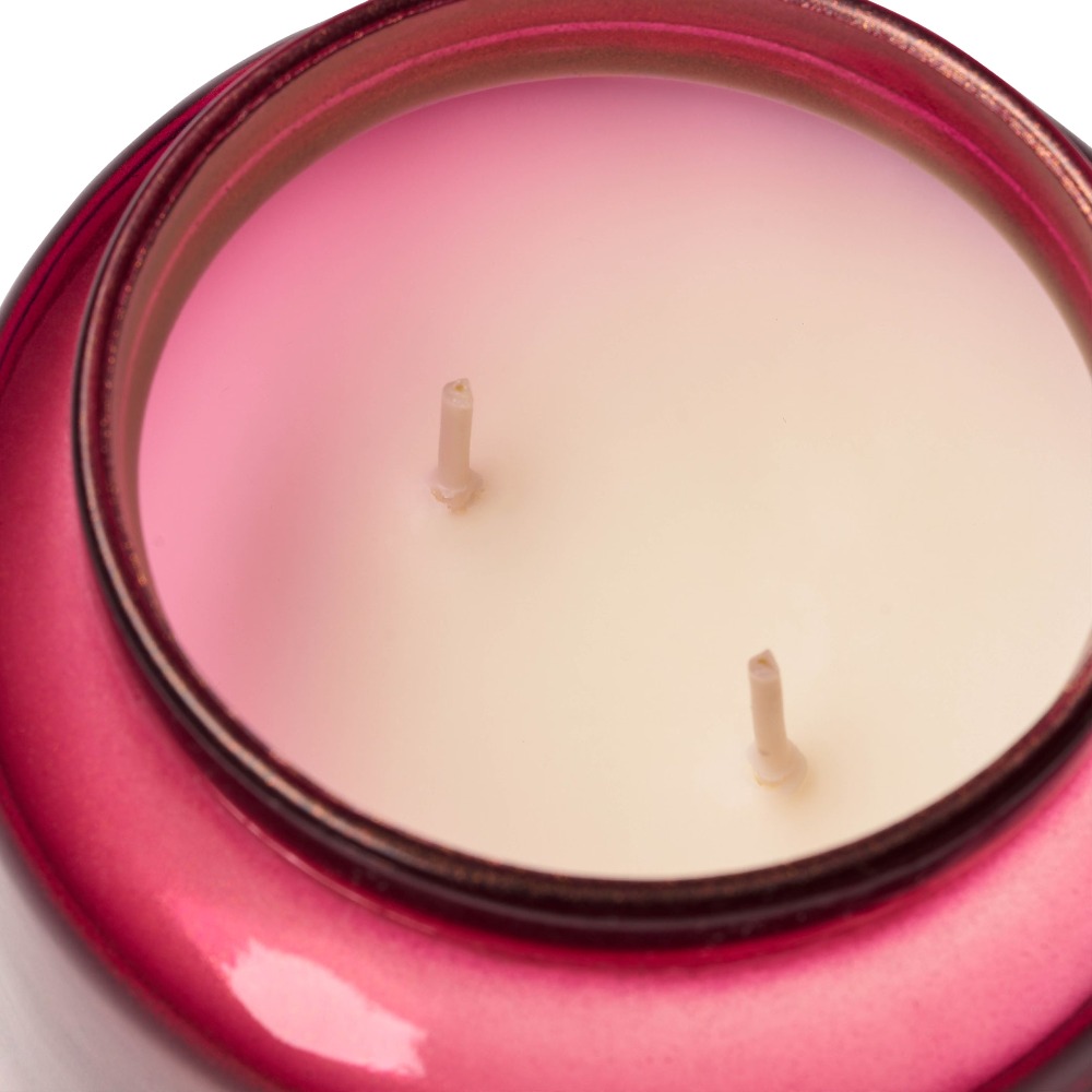 Red Glass Jar Candle with Gold - Home Fragrance Jar recension och pris