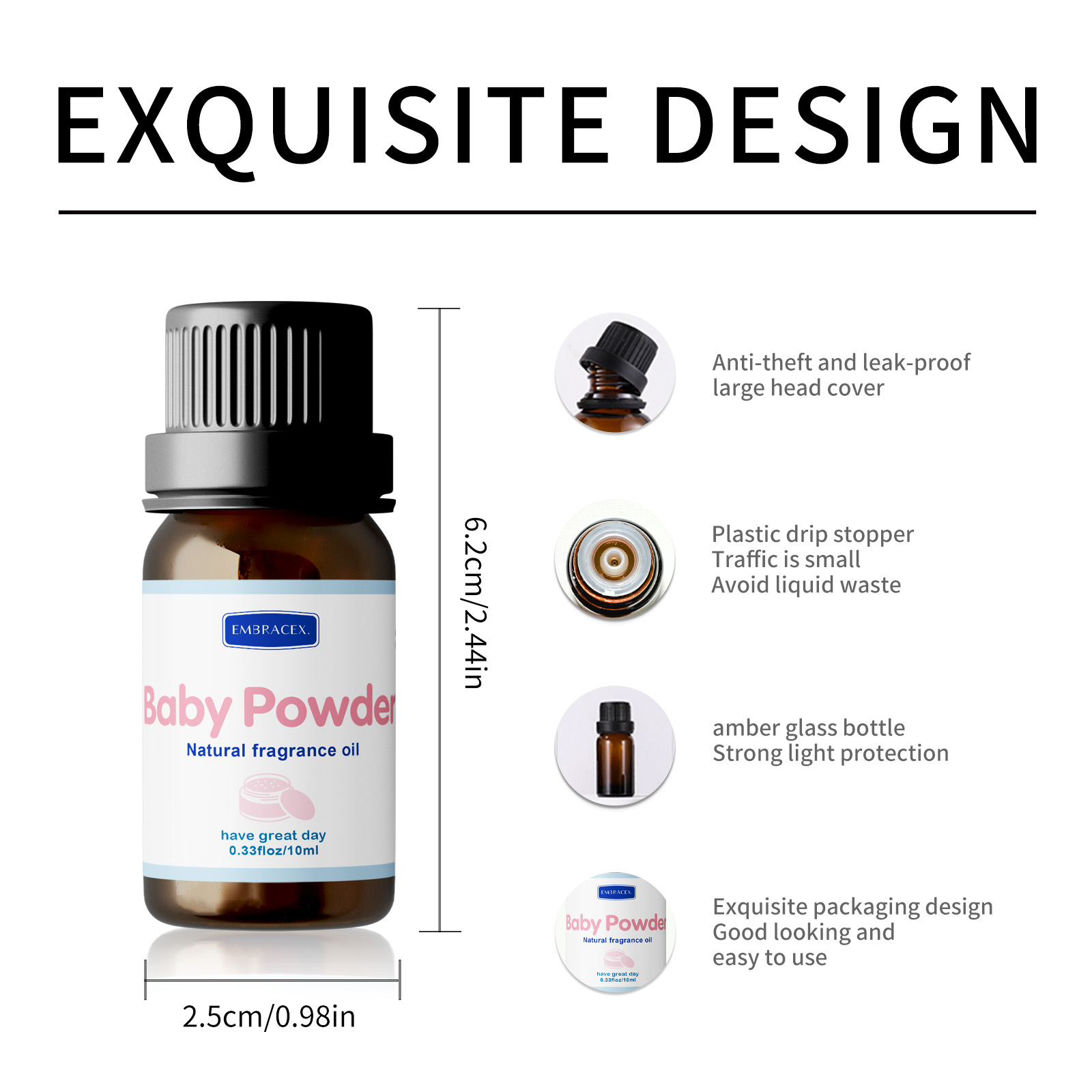 10ml Baby Powder Essential Oil - Essential Oil Blend recension och pris