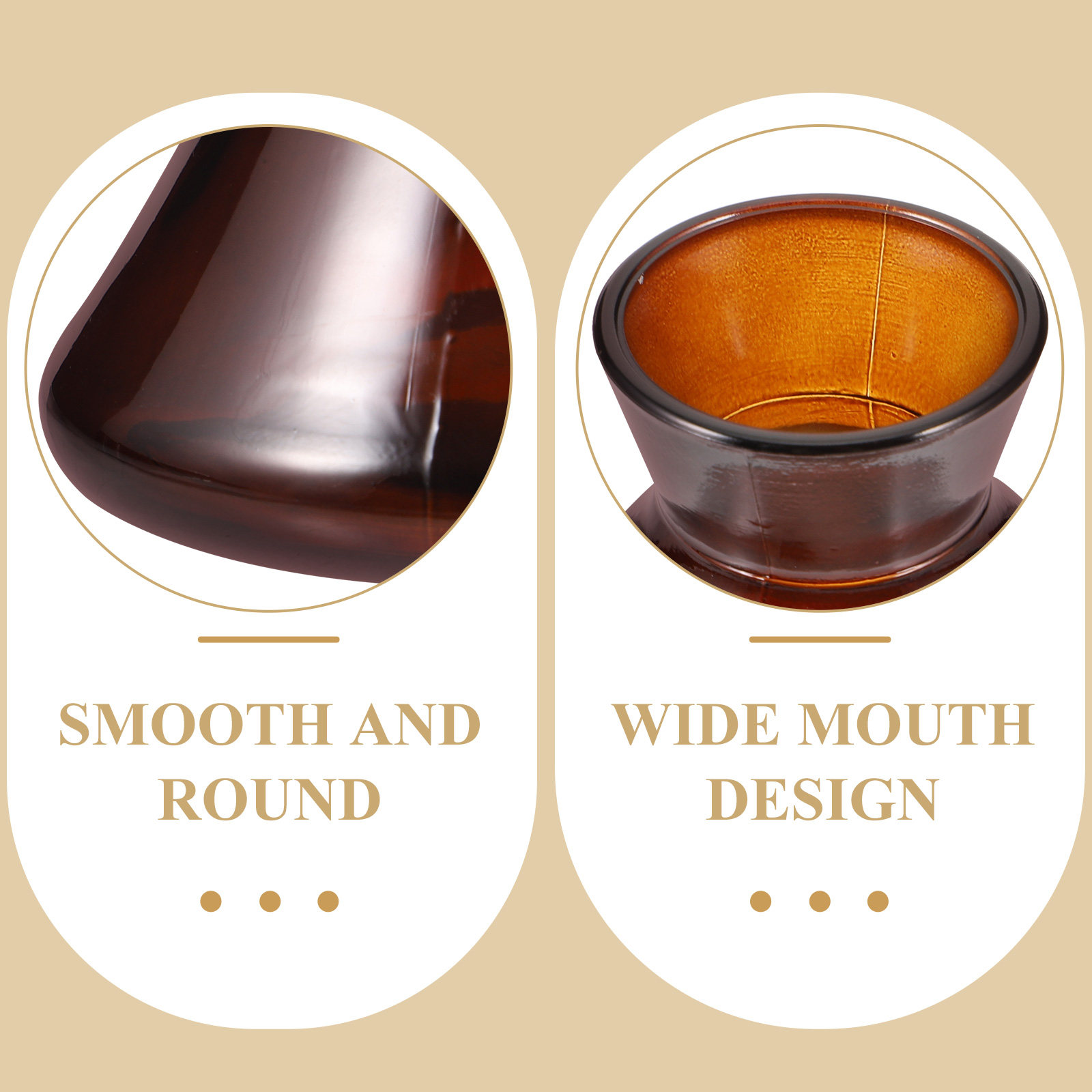 Glass Aromatherapy Bottle Wide - Home Fragrance Jar recension och pris