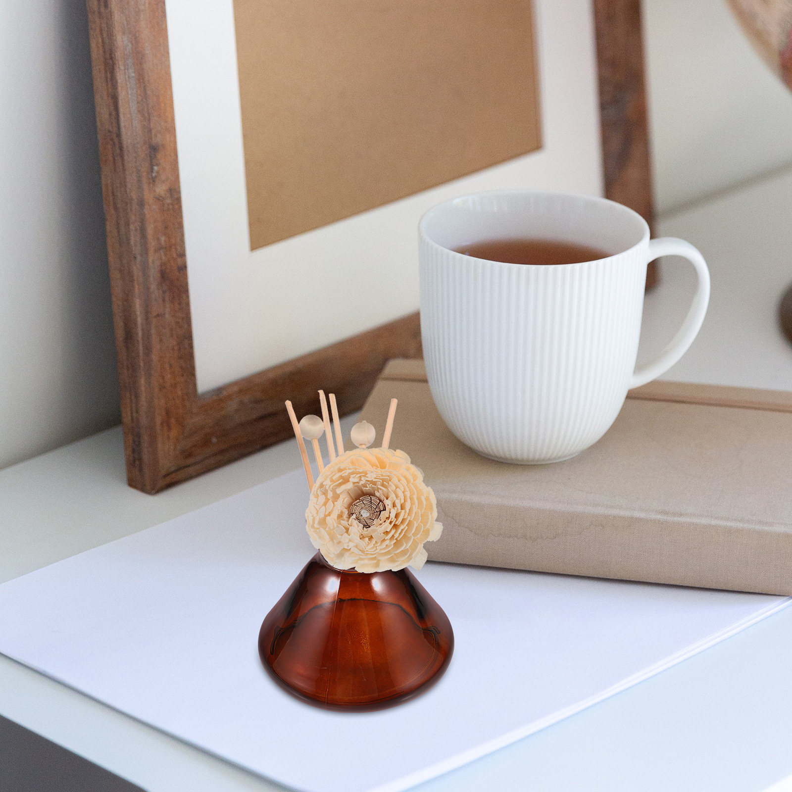 Glass Aromatherapy Bottle Wide - Home Fragrance Jar recension och pris