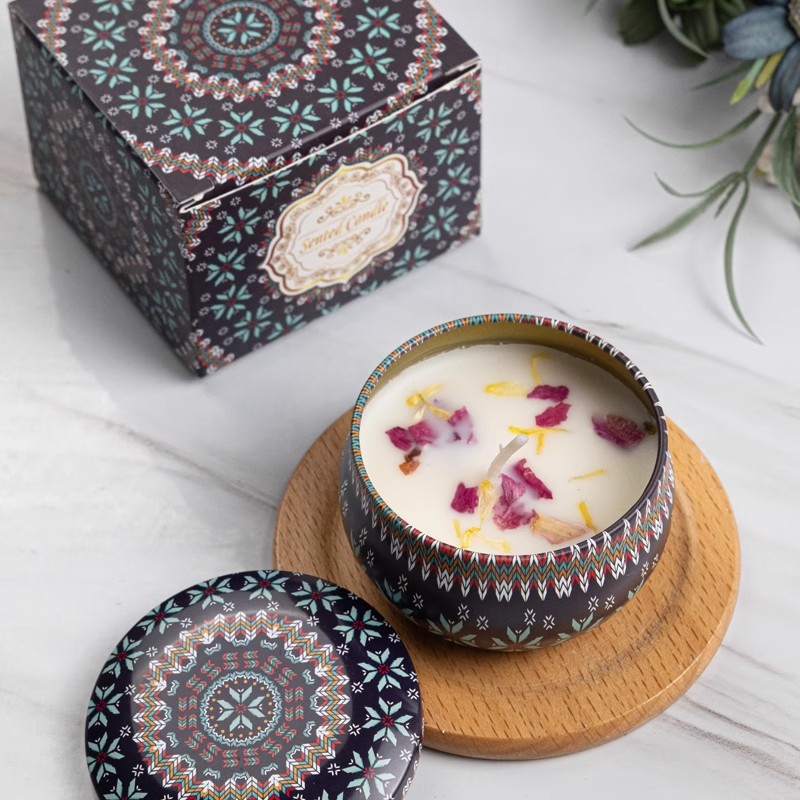 1/4PCS Vintage Scented Candles - Home Fragrance Jar recension och pris